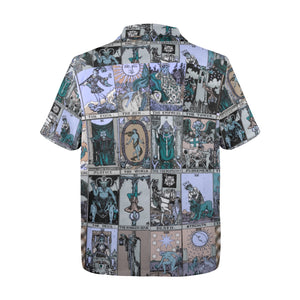 TAROT: MAJOR ARCANA BUTTON DOWN HAWAIIAN SHIRT